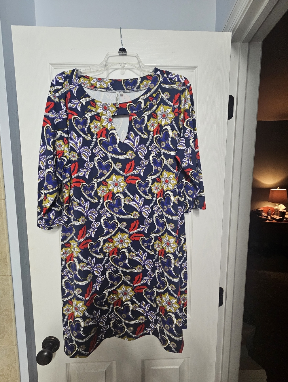LULU B 3/4 Sleeve Dress, XL
